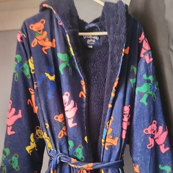 Colorful Bear Print Women's Robe - Picture 1 of 6